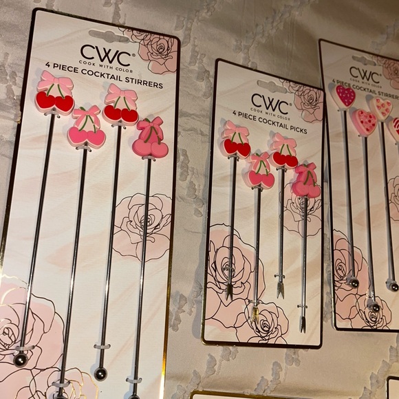 CWC 6 Cocktail Stirrers/picks Sets - Picture 2 of 4